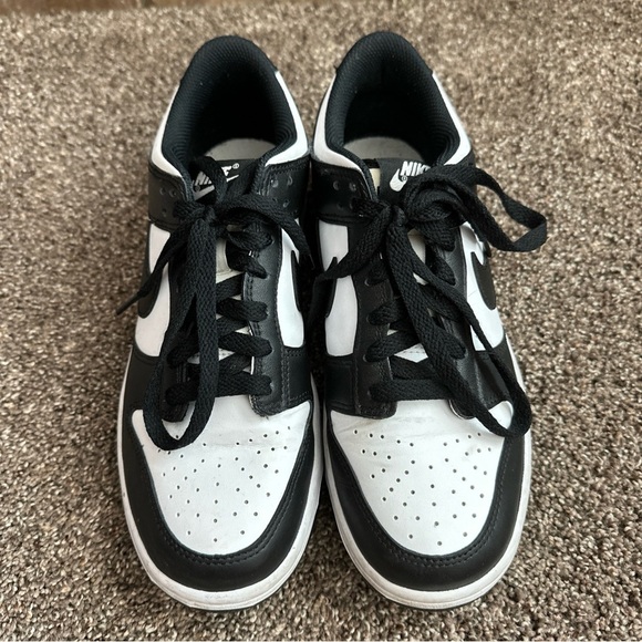 Nike Low Black and White AJ1 Air Jordan Panda 7Y/8.5W - Picture 2 of 6